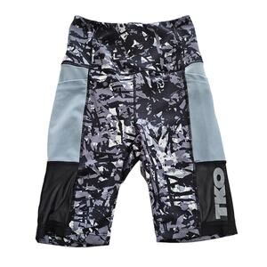 TKO Technical Knockout Women's Size S Black Gray Bike Athletic Shorts